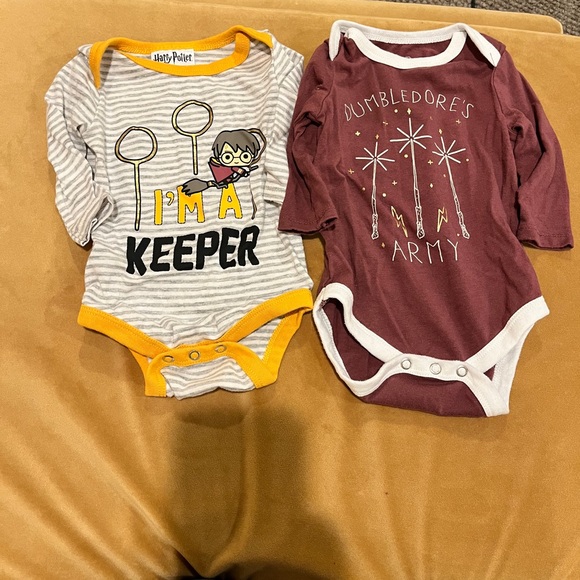Harry Potter Baby One Pieces - I'm a Keeper and Dumbledore's Army - Multicolor - Picture 1 of 5